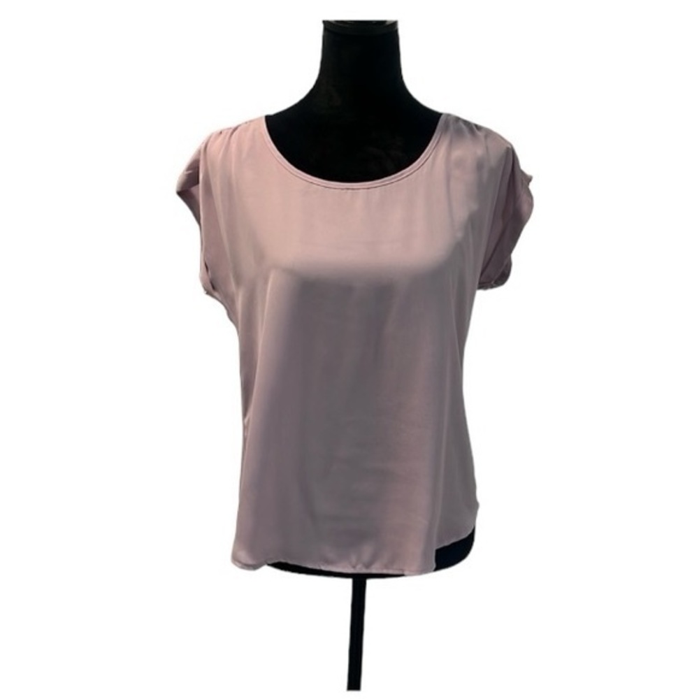 Silky Pink rose top